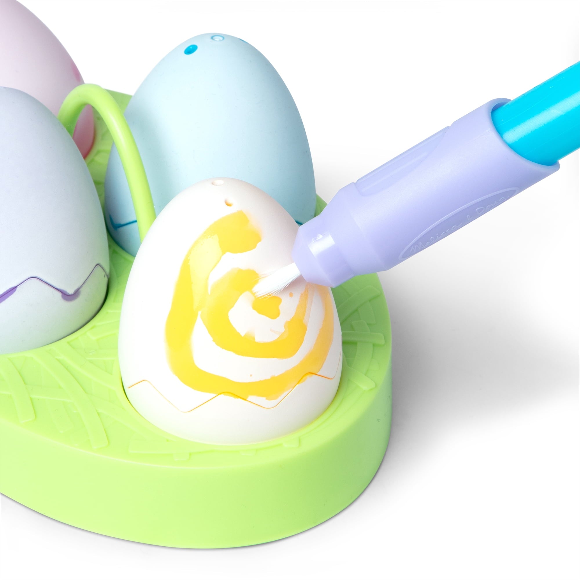 Melissa & Doug Water Wow Egg Decorating Play Set, Reusable Mess-Free Coloring, Easter Eggs Pretend Play Toy for Preschool Kids Ages 3+