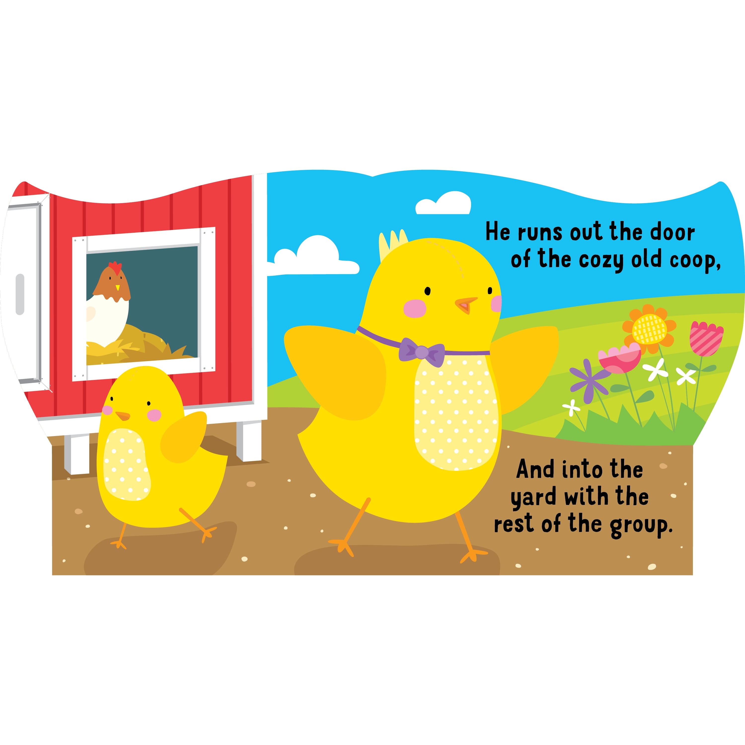 Easter Bunny and Baby Chick Shaped Baby Books by Bendon, 2-Count