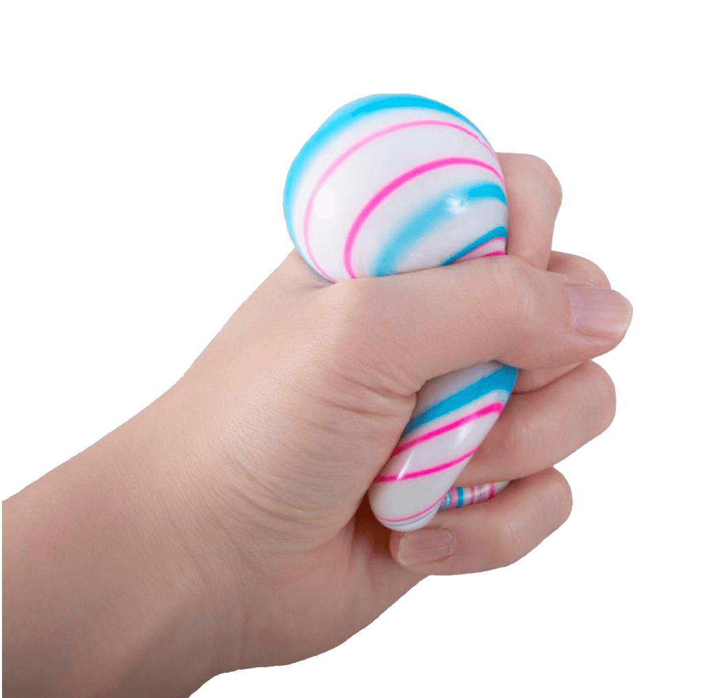 Needoh Swirlie Egg, Novelty Colorful Stress Relief Squishy Toy for Kids & Adults, Children Ages 3+