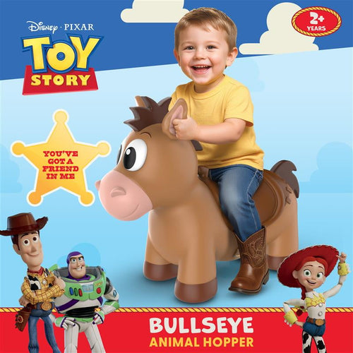 Disney Toy Story Bullseye Inflatable Hopper for Kids with Pump
