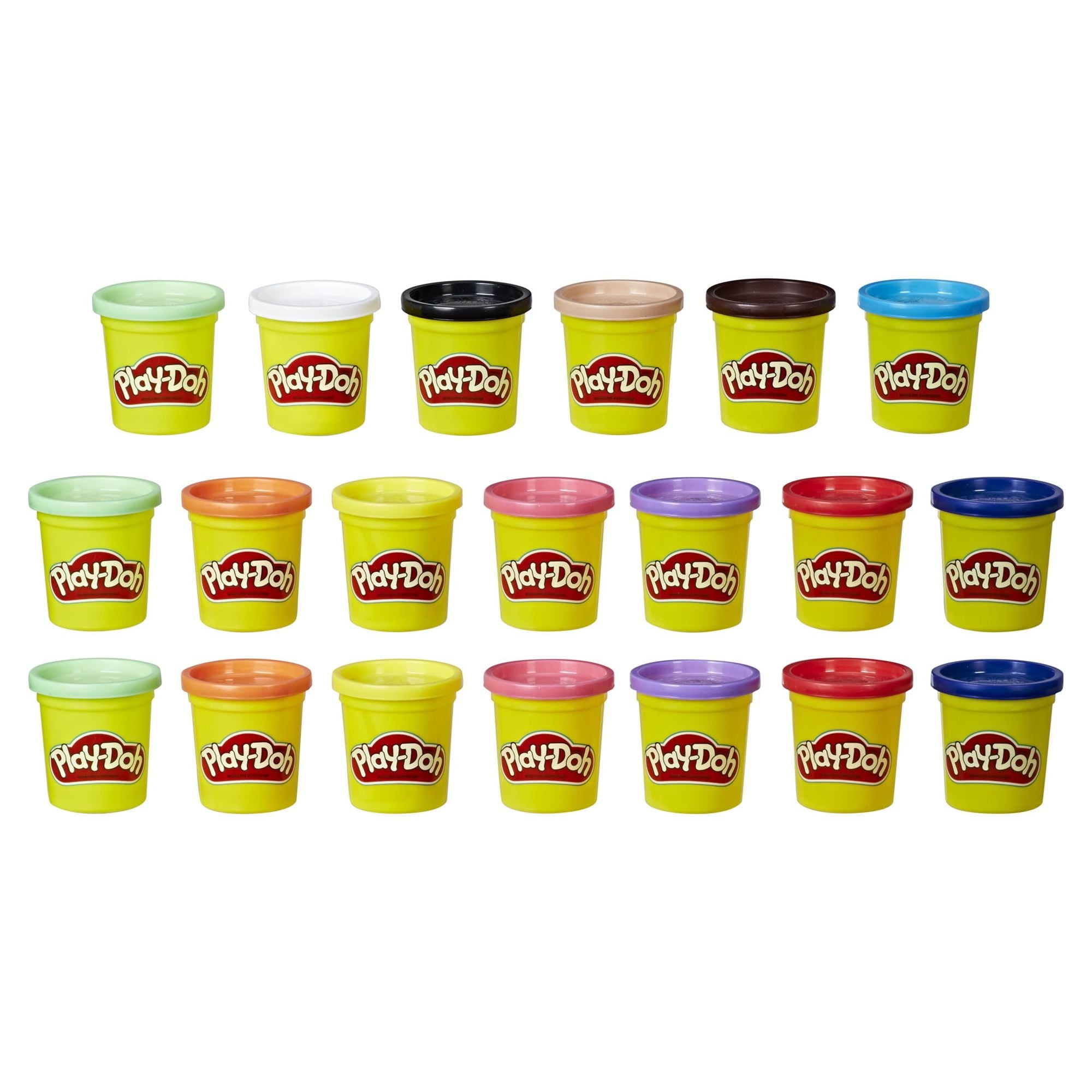 Play-Doh Super Color 20-Pack of 3-Ounce Cans, Kids Toys for Ages 2+, Arts and Crafts for Kids
