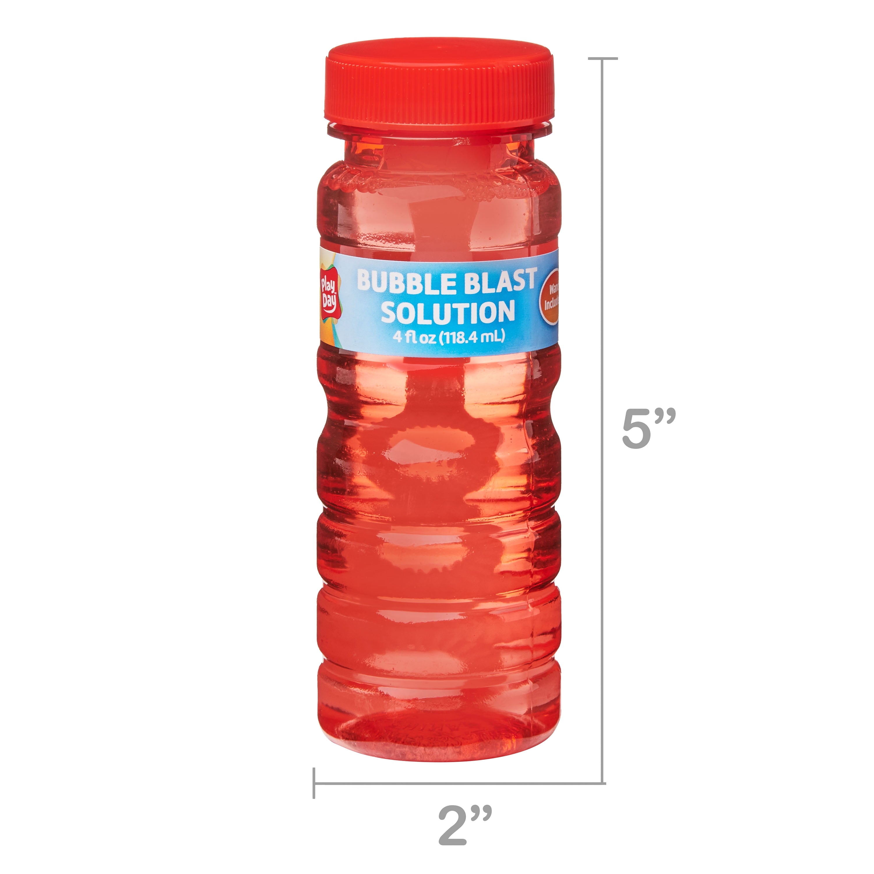 Play Day 4 FL OZ Bubbles, 8 Pack, 4 Colors