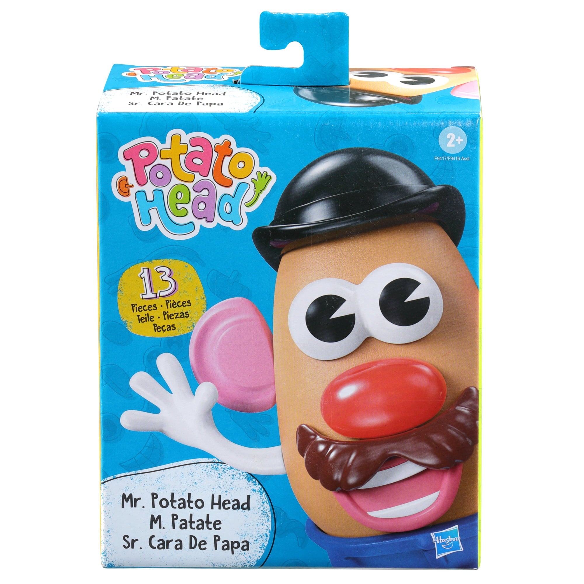 Potato Head Mr  Potato Head Toy with 13 Pieces, Preschool Toys for Kids, Ages 2 and up