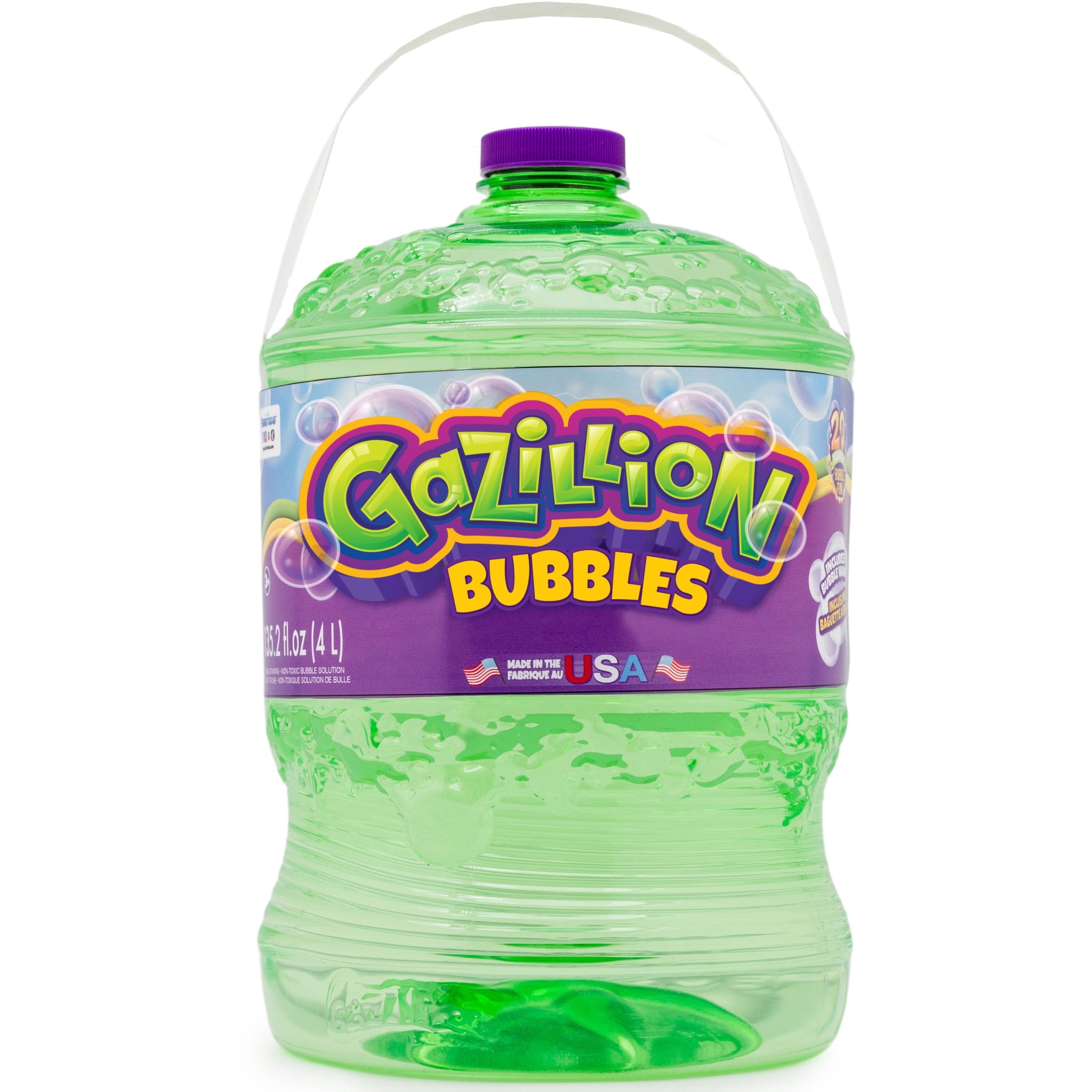 Gazillion Bubbles Premium Bubble Solution, 4 Liter