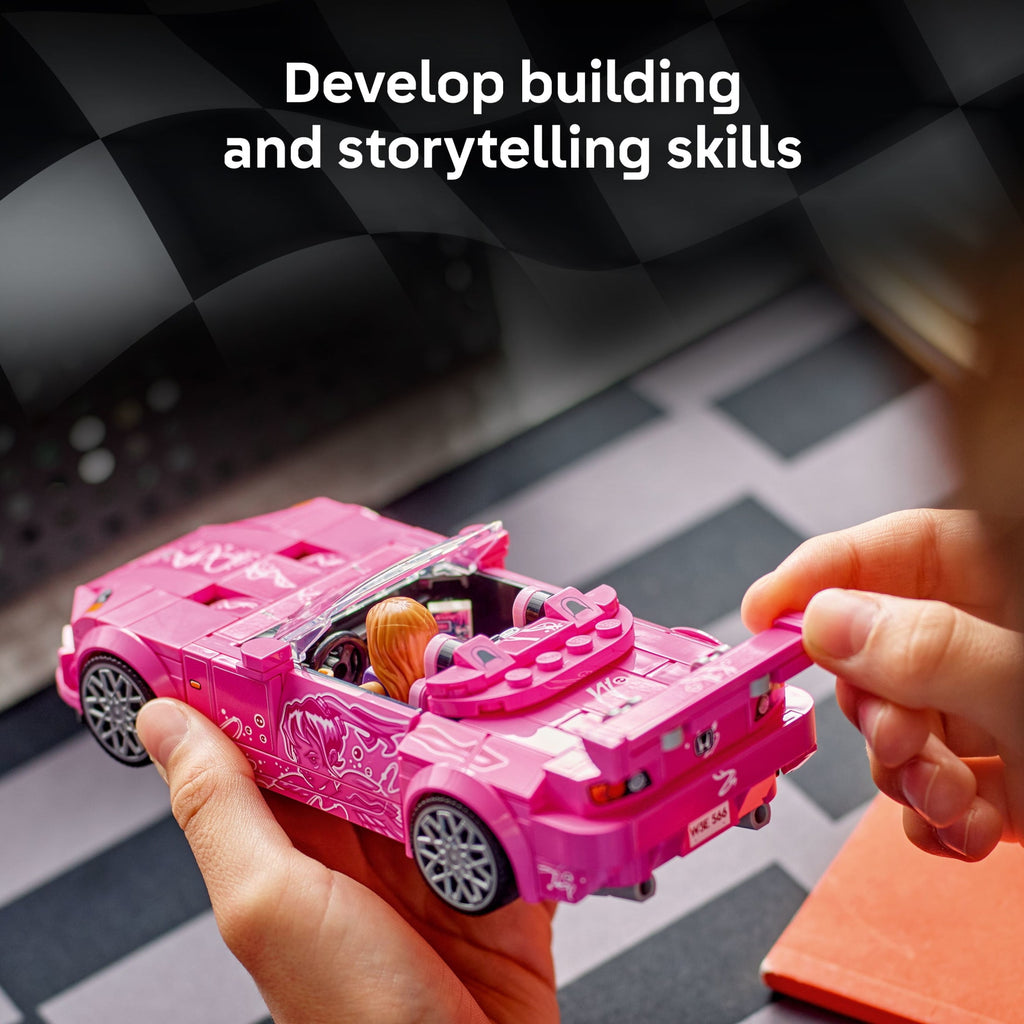 LEGO Speed Champions 2 Fast 2 Furious Honda S2000 Car Toy for Kids, Boys, and Girls, Ages 9+ - Gift for Birthdays for Race Car and Movie Fans - Includes Suki Minifigure - 77241